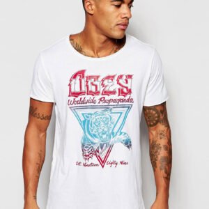 Obey T-shirt With Tiger Print